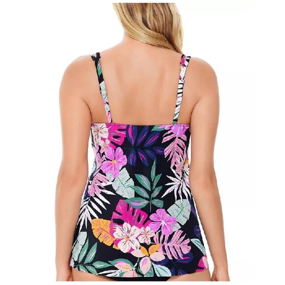 Swim Solutions Princess-Seam Tankini Top - Picture 2 of 8